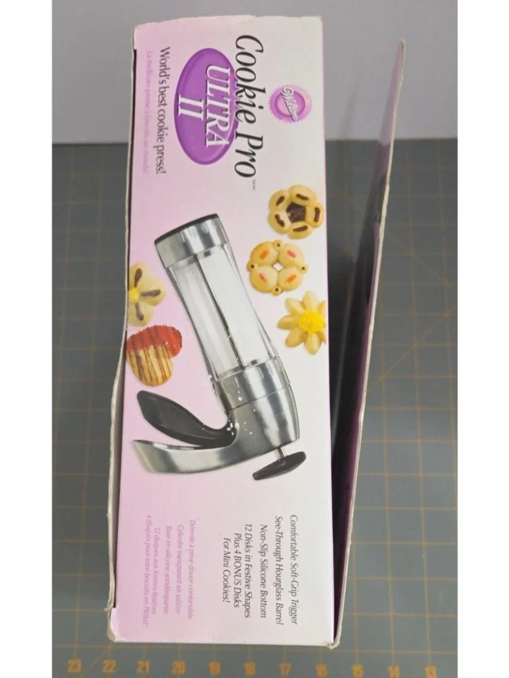 Wilton Cookie Pro Ultra II Press Cookie Press 16 Disks Complete 2006 New In Box